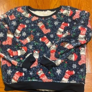 Cozy Christmas Cat Shirt - Perfect for an Ugly Sweater party!